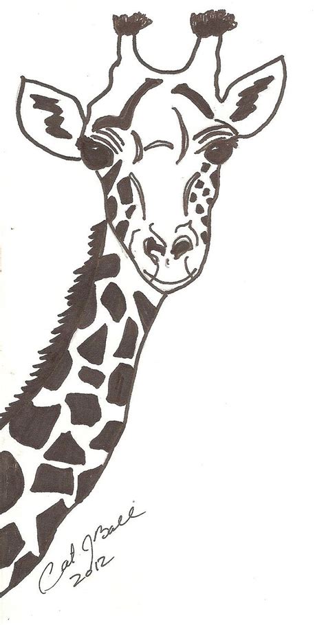 Template Of A Giraffe Printable Giraffe Template This Giraffe