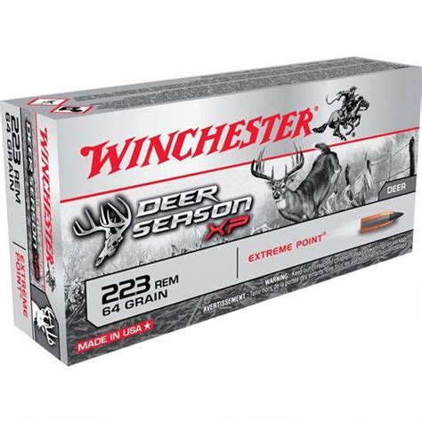 Winchester Deer Season Xp 223 Remington Ammunition 64 Grain Extreme