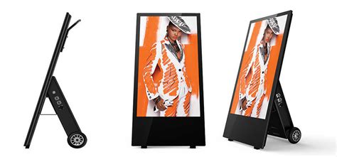 43 Outdoor Portable Battery Powered Digital Signage A Frame Display