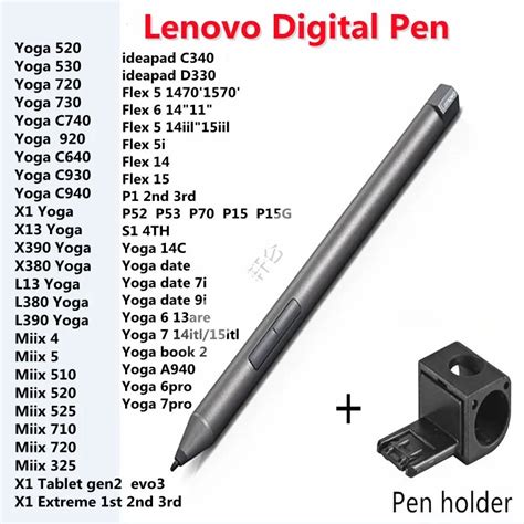 4096 Original Stylus Pen Lenovo Digital Pen Gx80u45010 For Lenovo