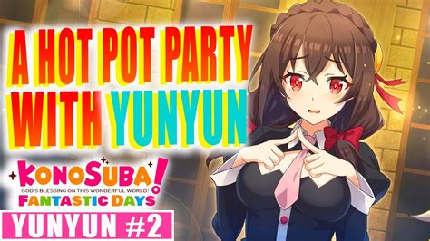A Hot Pot Party With Yunyun KonoSuba Fantastic Days Yunyun