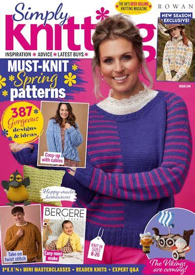 Simply Knitting Magazine Subscriptions Uk
