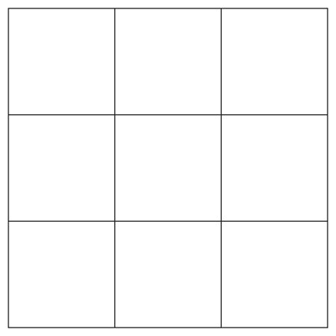 3x3 Grid Png 3 By 3 Square Grid Pnggrid Drawing Grid Square