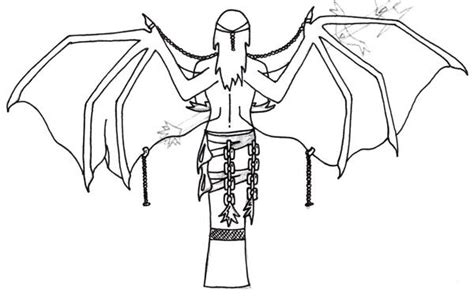 Winged Demon Woman2 Resubmit By Silent Shadows On Deviantart