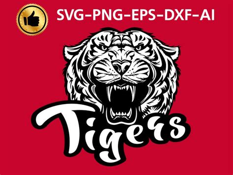 Tigers SVG Tigres SVG Tiger Clipart Tiger Cut Files Etsy