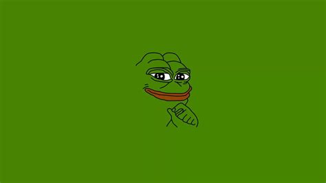 Download Green Frog Pepe Meme Wallpaper