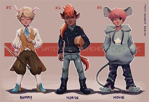 Open 23 Chinese Zodiac Adoptables 2nd Batch By Clarafang On Deviantart