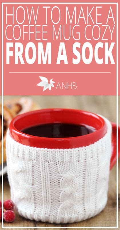 How To Make A Coffee Mug Cozy From A Sock All Natural Home And Beauty