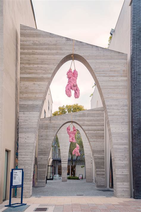 Fernando Laposses Naturally Dyed Pink Beasts At The Miami Design District