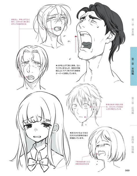 Anime Emotion Crying Drawing Expressions Manga