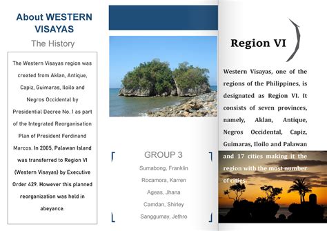 Region 6 The History About Western Visayas Region Vi Group 3 Sumabong