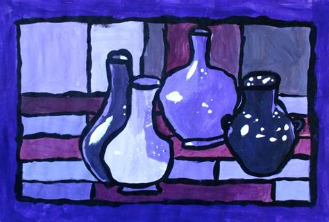 Monochromatic Still Life Painting Student Art Art Projects Painting