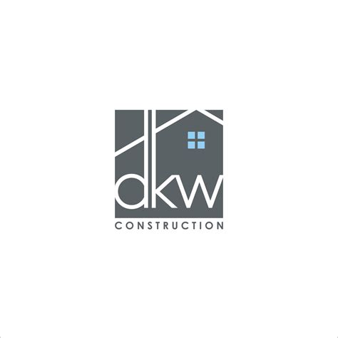 Masculine Serious Building Logo Design For Dkw Constructions By