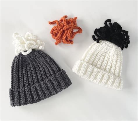 Crochet Fun Fringe Detachable Pom Pom Daisy Farm Crafts