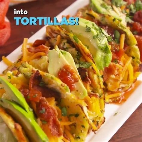 What can you make with grated zucchini. Zucchini Taco Shells - 😍Tag someone who would make it for ...