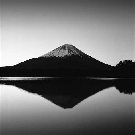 Fuji Fuji Mountain Black White Photography Mount Fuji