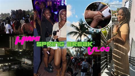 miami spring break vlog 2023 ③⓪⑤ twerk fest parties south beach miami don t owe us nun