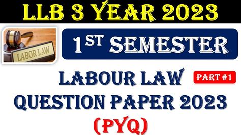 Llb First Semester Question Paper All Question Paper Llb First