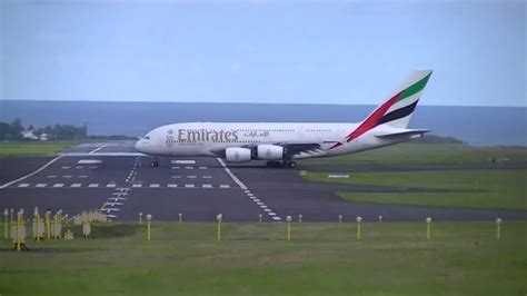 Emirates A380 Take Off From Mauritius 14 November 2015 Youtube