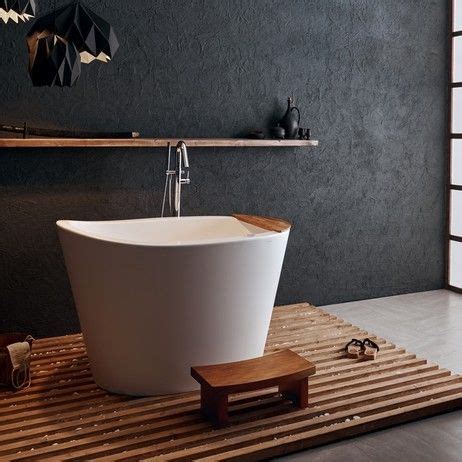 Come home and relax in your luxurious freestanding bathtub. True Ofuro™ Tranquility Heated Japanese deep soaker tub by ...