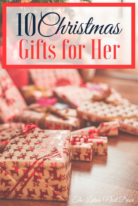 Plenty of xmas for her to choose from. Great Christmas Gifts for Her - The Latina Next Door