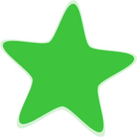 Green Star Clip Art At Clker Vector Clip Art Online Royalty Free