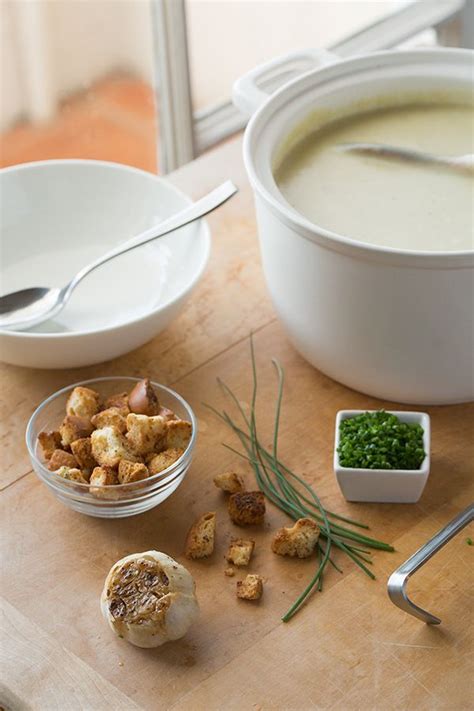 Creamy Roasted Garlic Potato Soup And Those In Between The Holiday