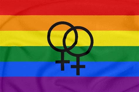 Premium Photo Rainbow Lesbian Pride Flag
