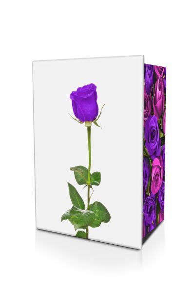 Pink And Purple Roses Custom Coffin Design Expression Coffins Urn Purple Roses Coffin Pink