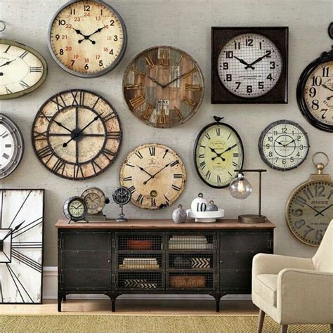 The 25 Best Wall Of Clocks Ideas On Pinterest Wall Clock Decor Wall