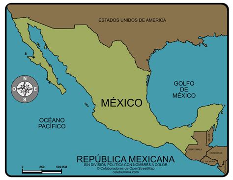 Mapa De Mexico Y Estados Unidos Con Nombres Para Imprimir Mapa De