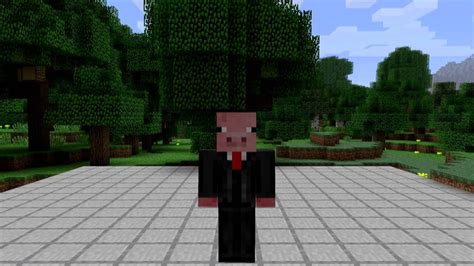 Pig In A Suit Minecraft Skin Spotlight Youtube