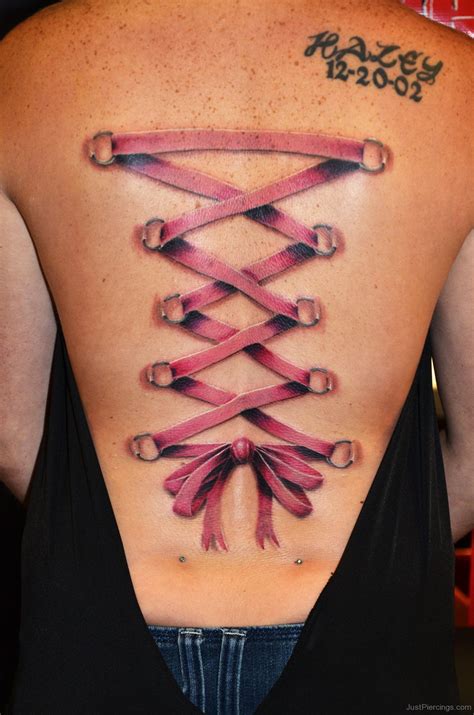 Corset Ribbon Piercing On Back