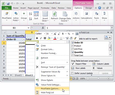 Microsoft excel has established itself as the software most famous and popular in this field, making its price worthwhile, especially if you work with figures and numbers daily. MS Excel 2010: Automatically refresh pivot table when file ...