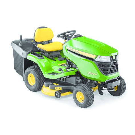 Tondeuses, motoculteurs, tracteurs, débroussailleuses, motobineuses, pièces détachées. Tondeuse autoportée à éjection arrière | X350R - John Deere