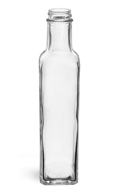 Sks Bottle And Packaging Glass Bottles 250 Ml Clear Marasca Square