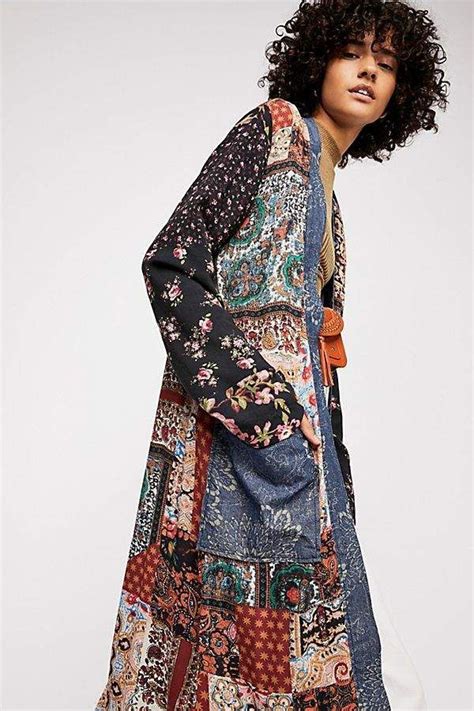 Songbird Patched Coat Boho Chic Bohemian Mode Chic Style My Style