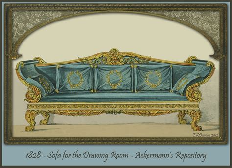 Ekduncan My Fanciful Muse Regency Furniture 1823 1828 Ackermanns