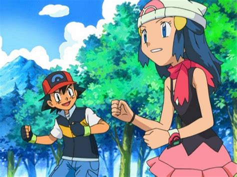 Ash And Dawn Pokemon Perla Y Diamante Pokemon Diamante Pokemon