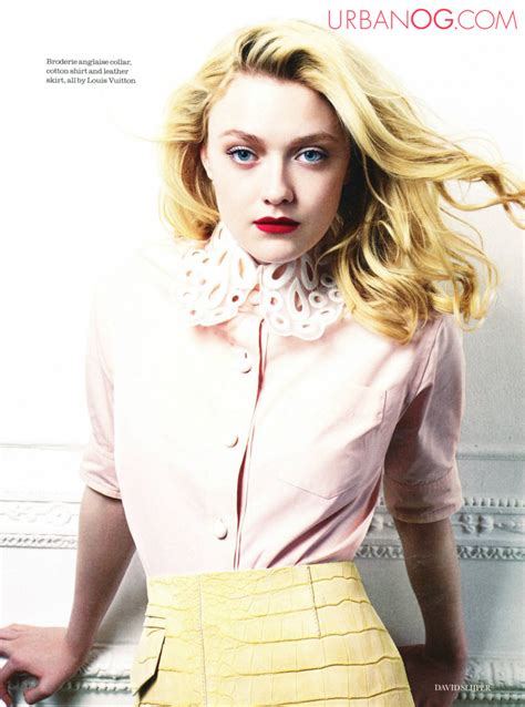 Blog Dakota Fanning For Elle Uk