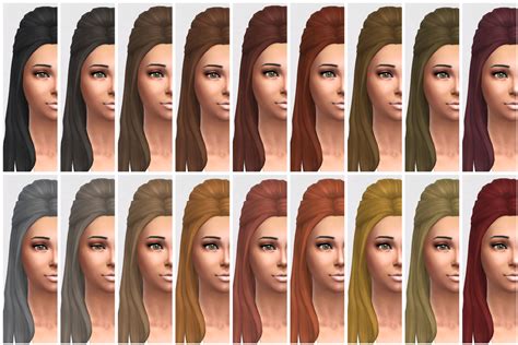 Sims 4 Base Game Hair Retexture Multilod
