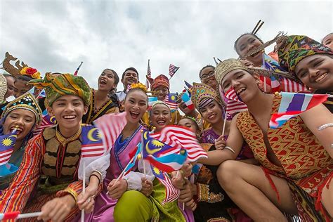 Bumiputera 62% (malays and indigenous peoples, including orang asli, dayak, anak negeri), chinese 20.6%, indian 6.2%, other 0.9 definition: Ethnic Groups Of Malaysia - WorldAtlas.com