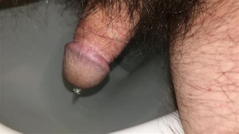 Semi Hard Hairy Cock Fart And Pee