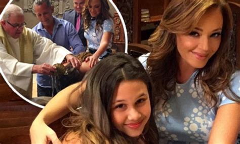 Leah Remini S Photos From Daughter Sofia S Catholic Baptism 2 Years