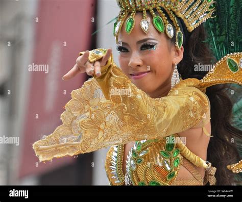 samba dancer perform during the 36th asakusa samba carnival in tokyo japan on august 26 2017