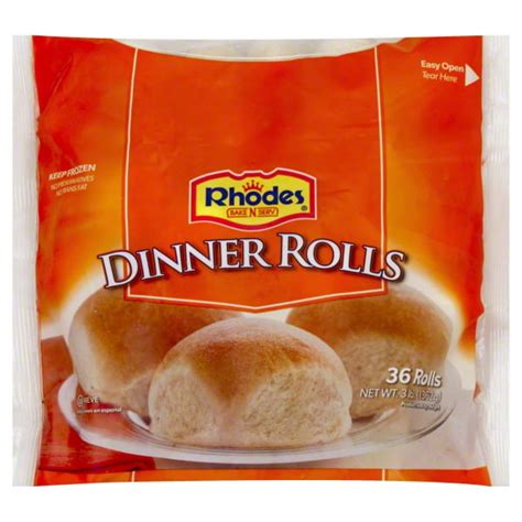 Rhodes Bake N Serv® Yeast Dinner Rolls 36 Ct Bag