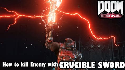 Doom Eternal Crucible Sword Gameplay Full Hd Youtube