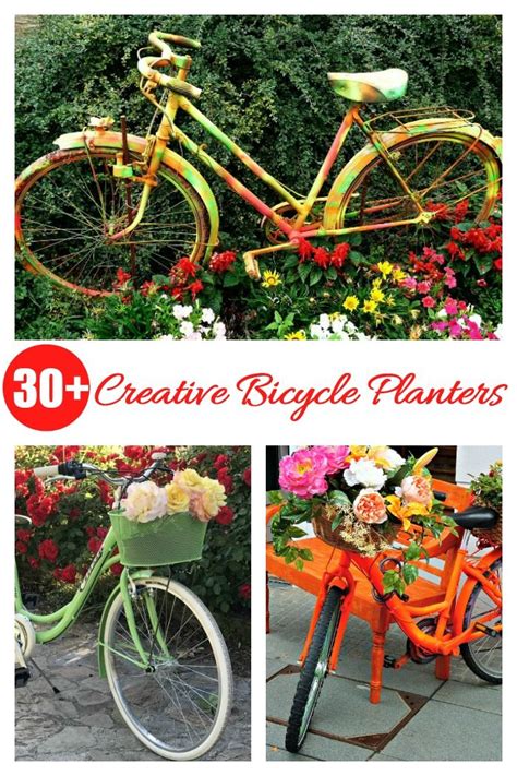 These Creative Bicycle Planters Show Over 30 Different Ways To Use A
