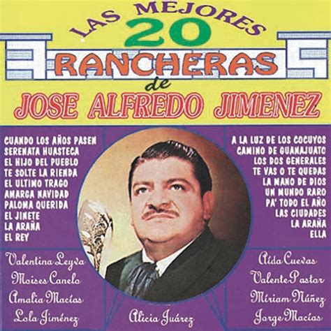 Las Mejores 20 Rancheras De José Alfredo Jimenez” álbum De Aida Cuevas