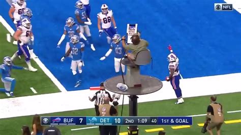 Buffalo Bills Rb Devin Singletary Scores His First Nfl Td Vs The Detroit Lions Youtube